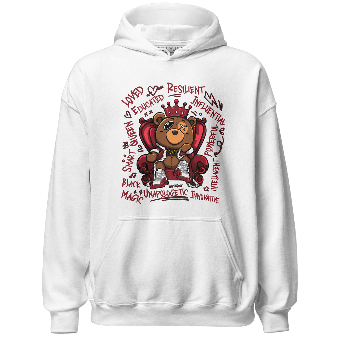 Cherry 12s Hoodie Match BER Self Definition - NastyJamz
