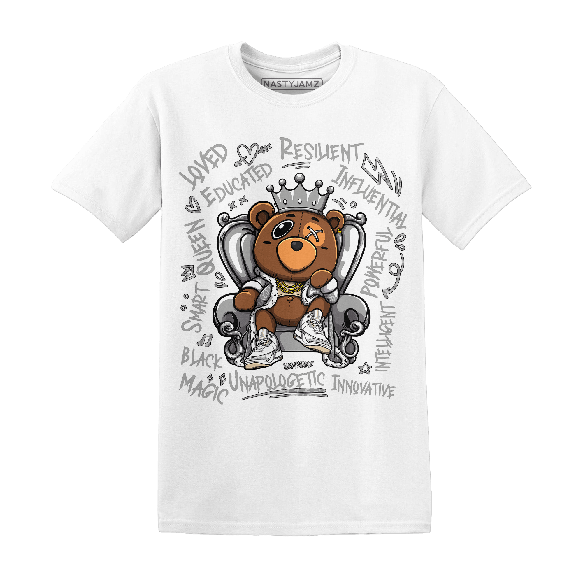 Jordan 3 Craft Ivory T Shirt Match BER Self Definition - NastyJamz
