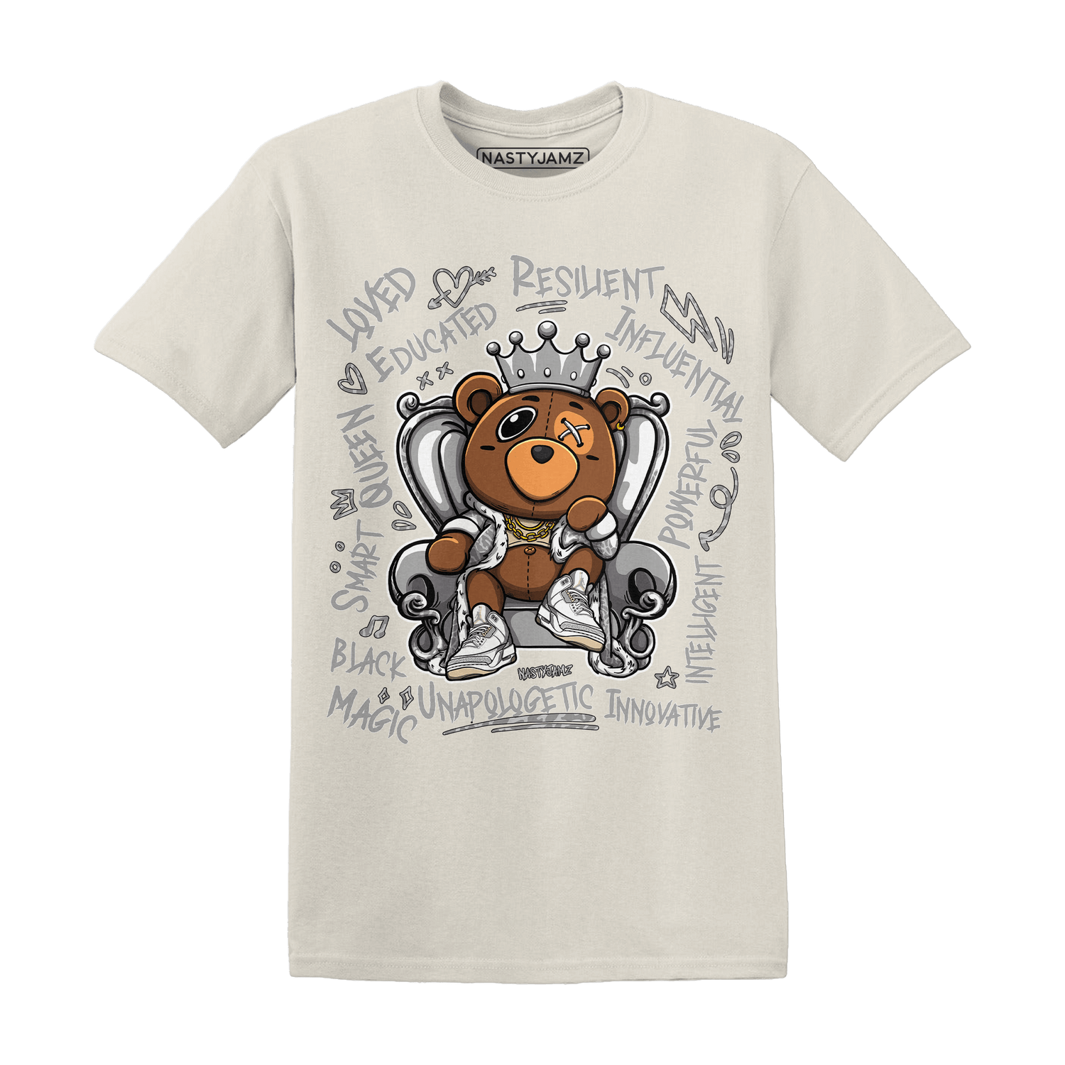 Jordan 3 Craft Ivory T Shirt Match BER Self Definition - NastyJamz