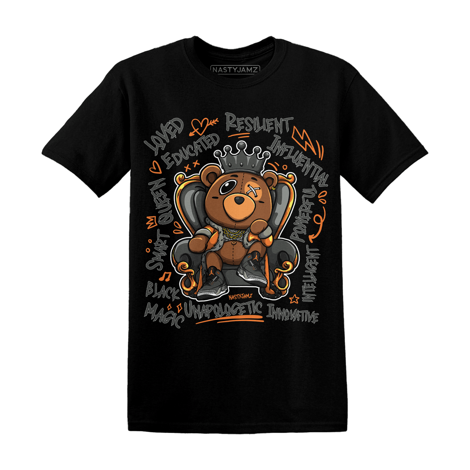 Jordan 3 Fear Pack T Shirt Match BER Self Definition - NastyJamz