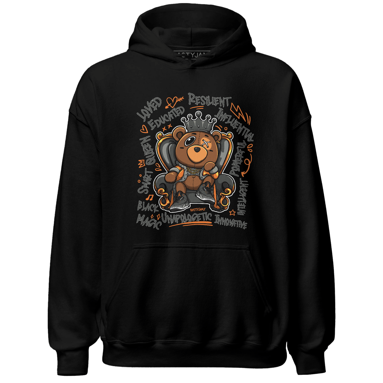 Fear Pack 3s Hoodie Match BER Self Definition - NastyJamz