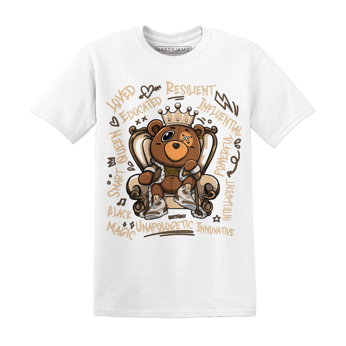 Jordan 3 Palomino T Shirt Match BER Self Definition - NastyJamz