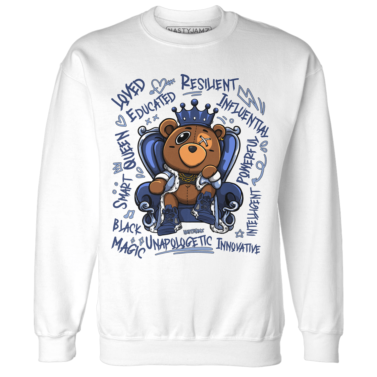 Midnight Navy 5s Sweatshirt Match BER Self Definition - NastyJamz