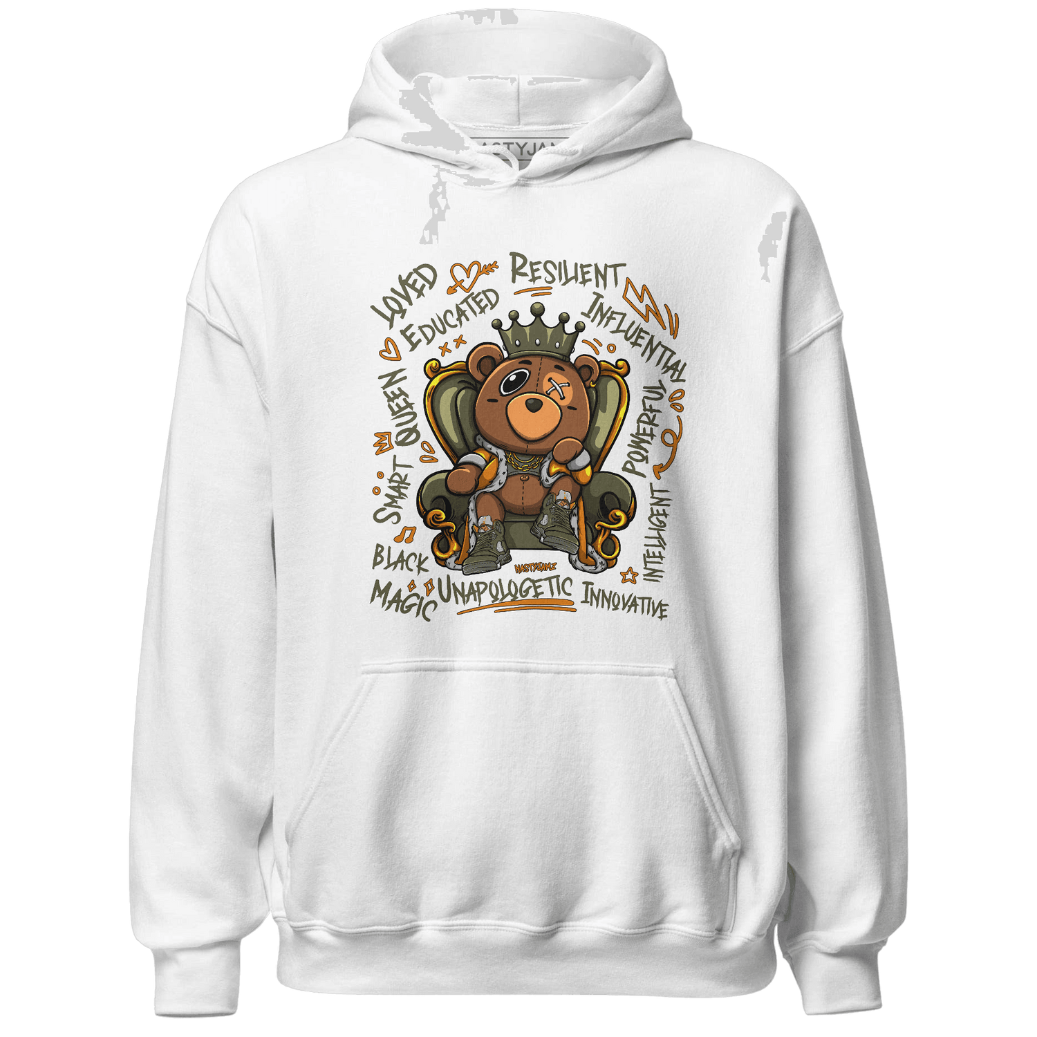 Olive 5s Hoodie Match BER Self Definition - NastyJamz