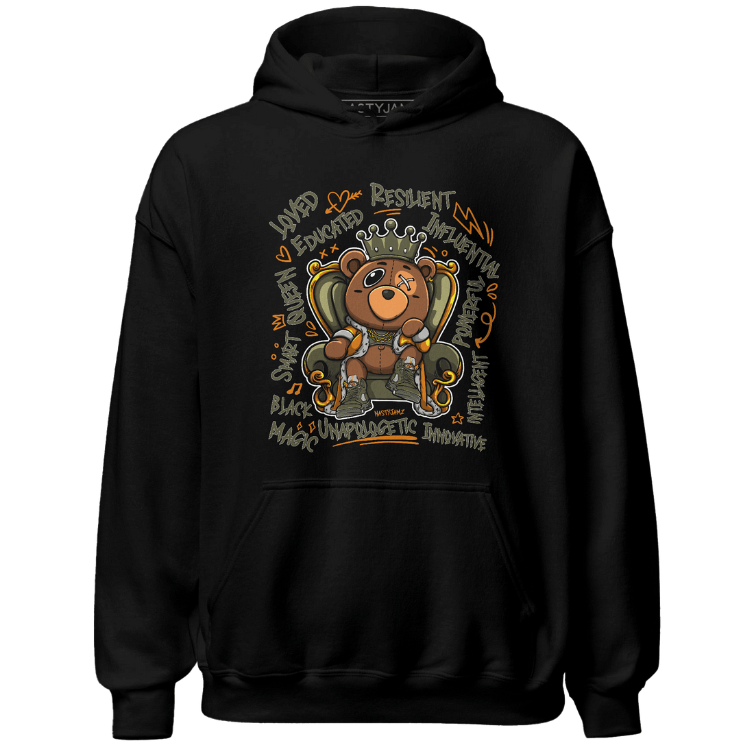 Olive 5s Hoodie Match BER Self Definition - NastyJamz