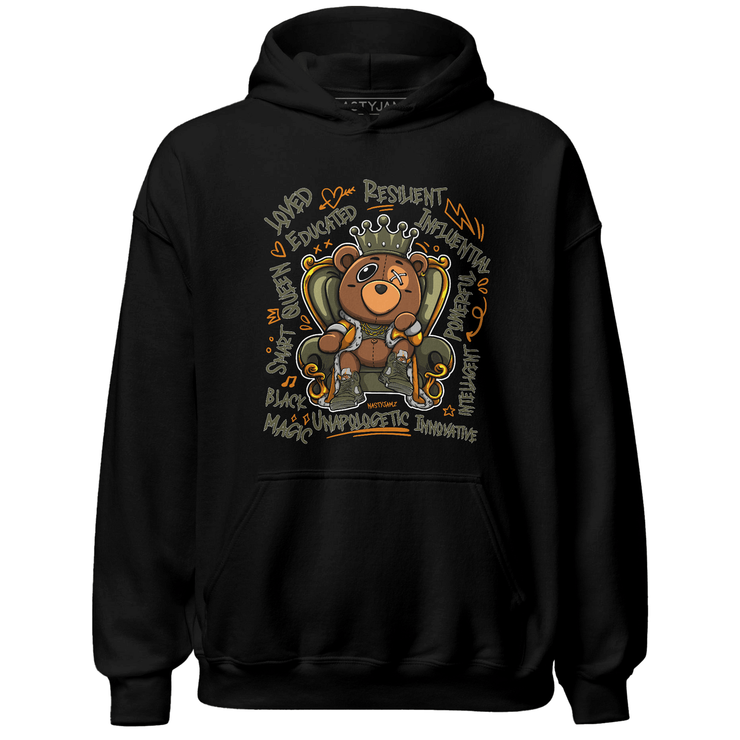 Olive 5s Hoodie Match BER Self Definition - NastyJamz