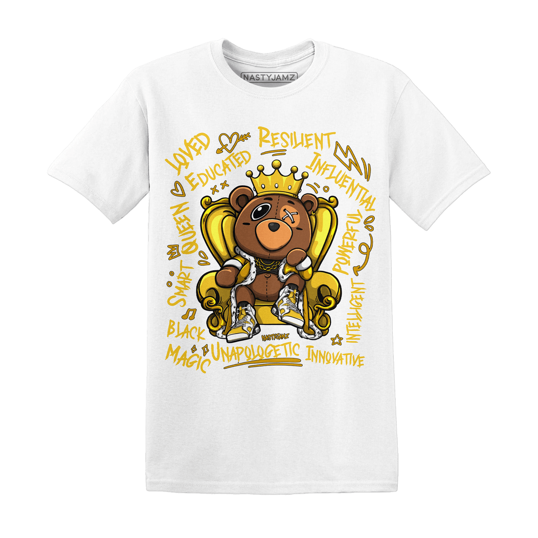 Jordan 6 Yellow Ochre T Shirt Match BER Self Definition - NastyJamz