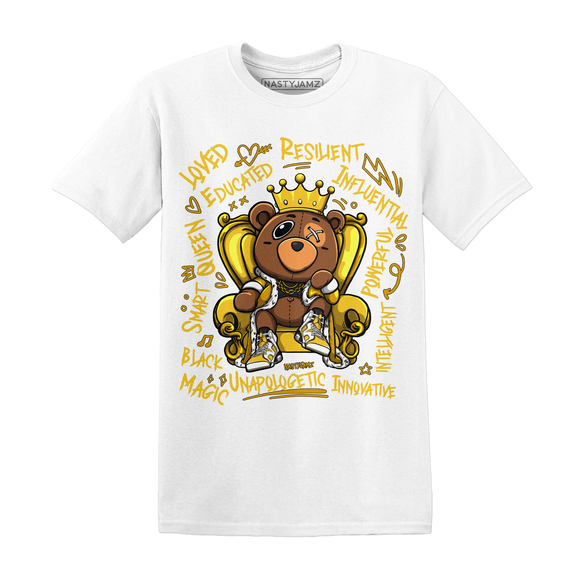 Jordan 6 Yellow Ochre T Shirt Match BER Self Definition - NastyJamz