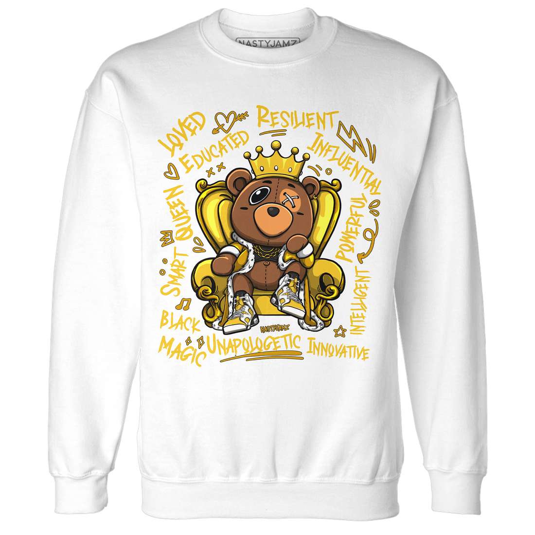 Yellow Ochre 6s Sweatshirt Match BER Self Definition - NastyJamz
