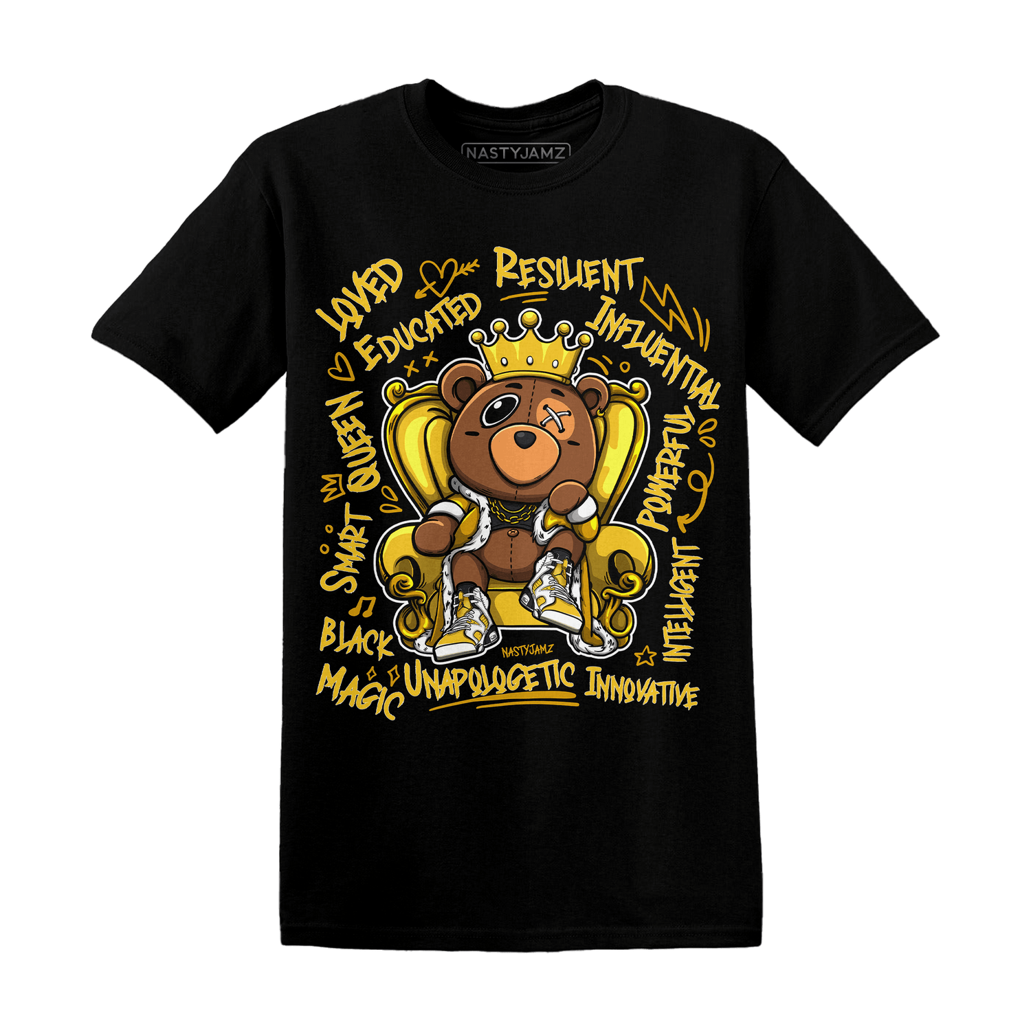 Jordan 6 Yellow Ochre T Shirt Match BER Self Definition - NastyJamz