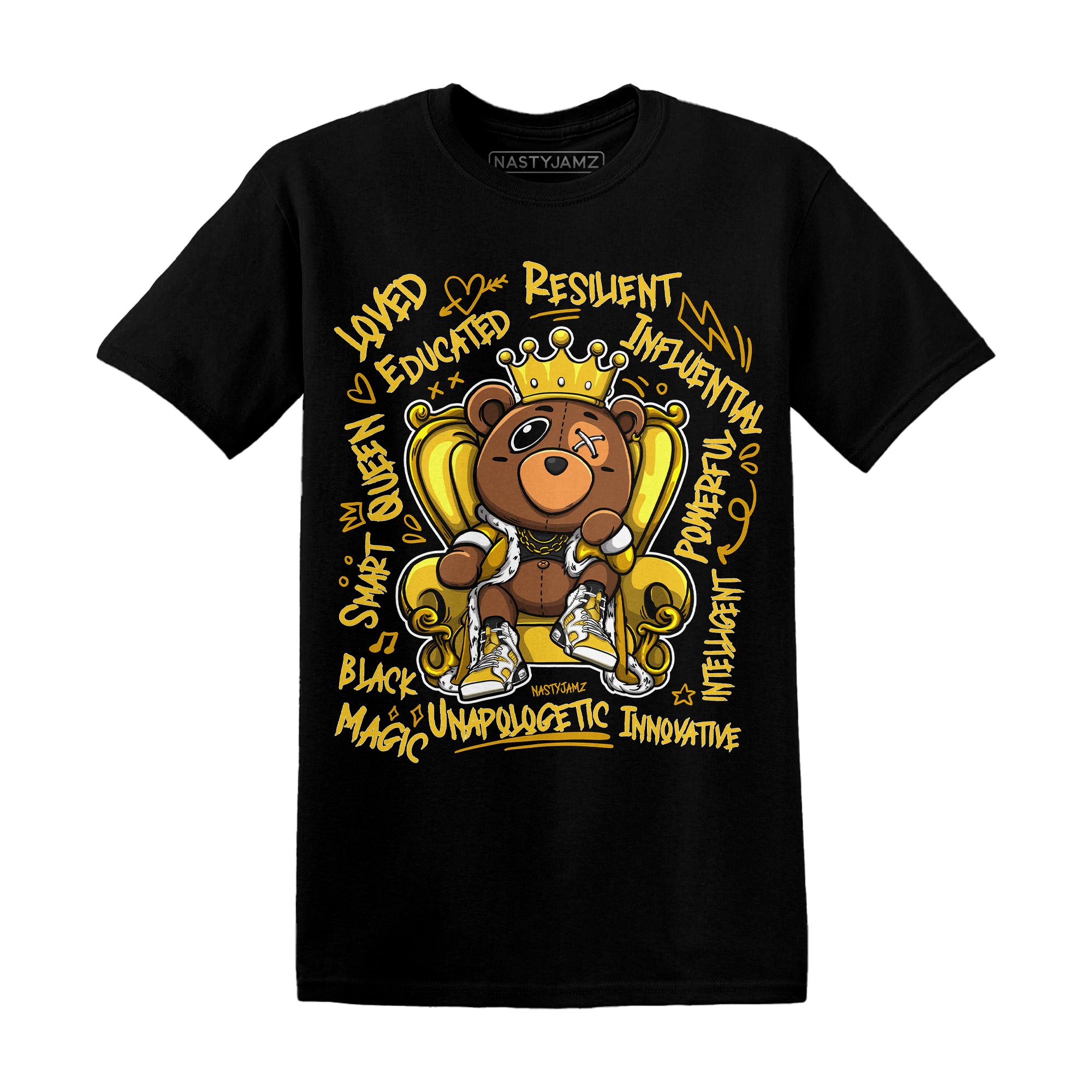 Jordan 6 Yellow Ochre T Shirt Match BER Self Definition - NastyJamz