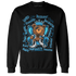 Powder Blue 9s Sweatshirt Match BER Self Definition - NastyJamz