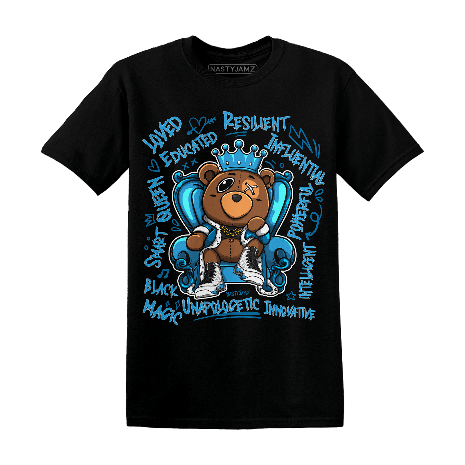 Jordan 9 Powder Blue T Shirt Match BER Self Definition - NastyJamz