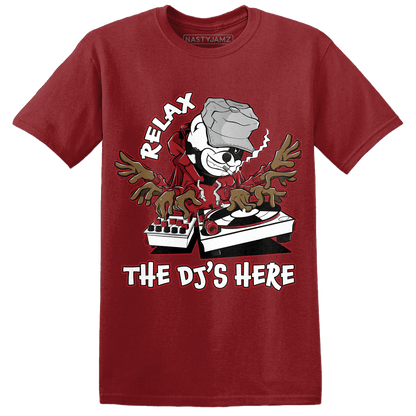 Retro Red Taxi 12s T Shirt Match BER The DJ Here - NastyJamz