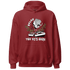 Retro Red Taxi 12s Hoodie Match BER The DJ Here - NastyJamz