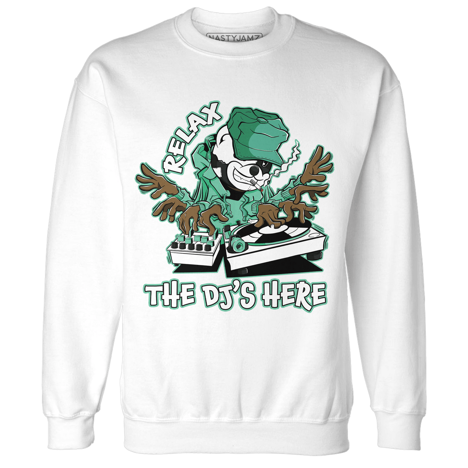 High OG Green Glow 1s Sweatshirt Match BER The DJ Here - NastyJamz