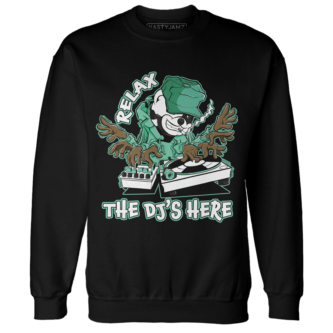 High OG Green Glow 1s Sweatshirt Match BER The DJ Here - NastyJamz