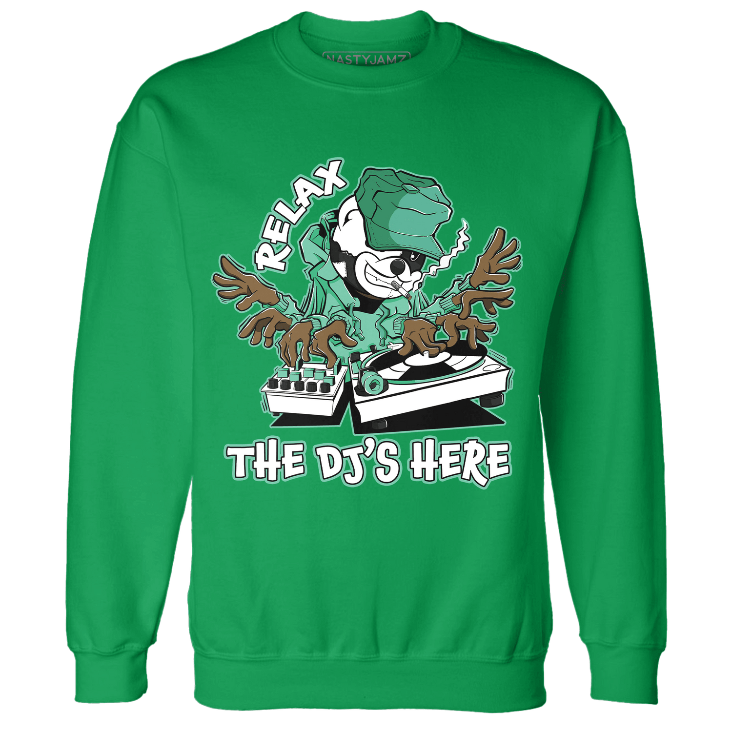 High OG Green Glow 1s Sweatshirt Match BER The DJ Here - NastyJamz