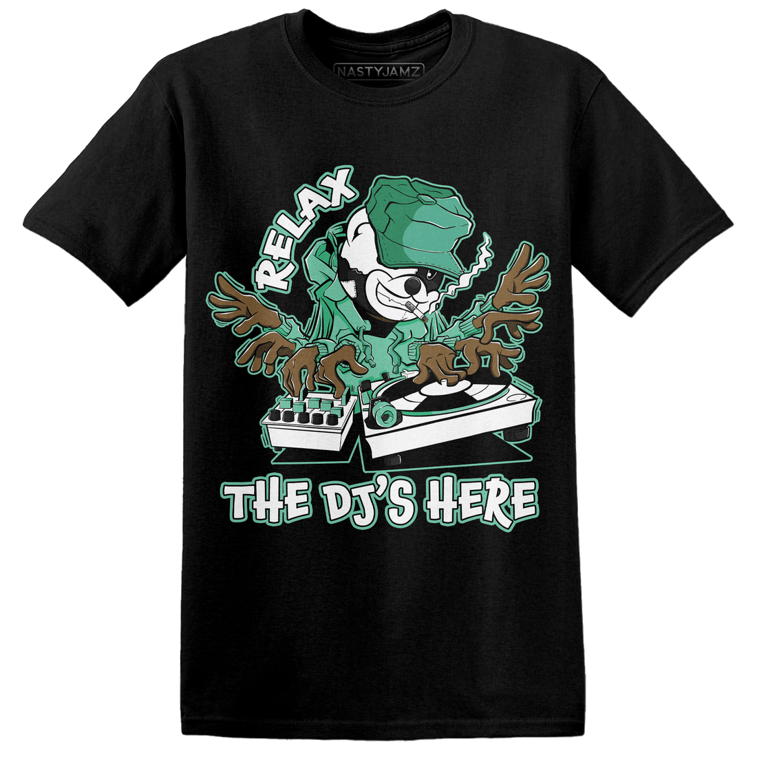 High OG Green Glow 1s T Shirt Match BER The DJ Here - NastyJamz