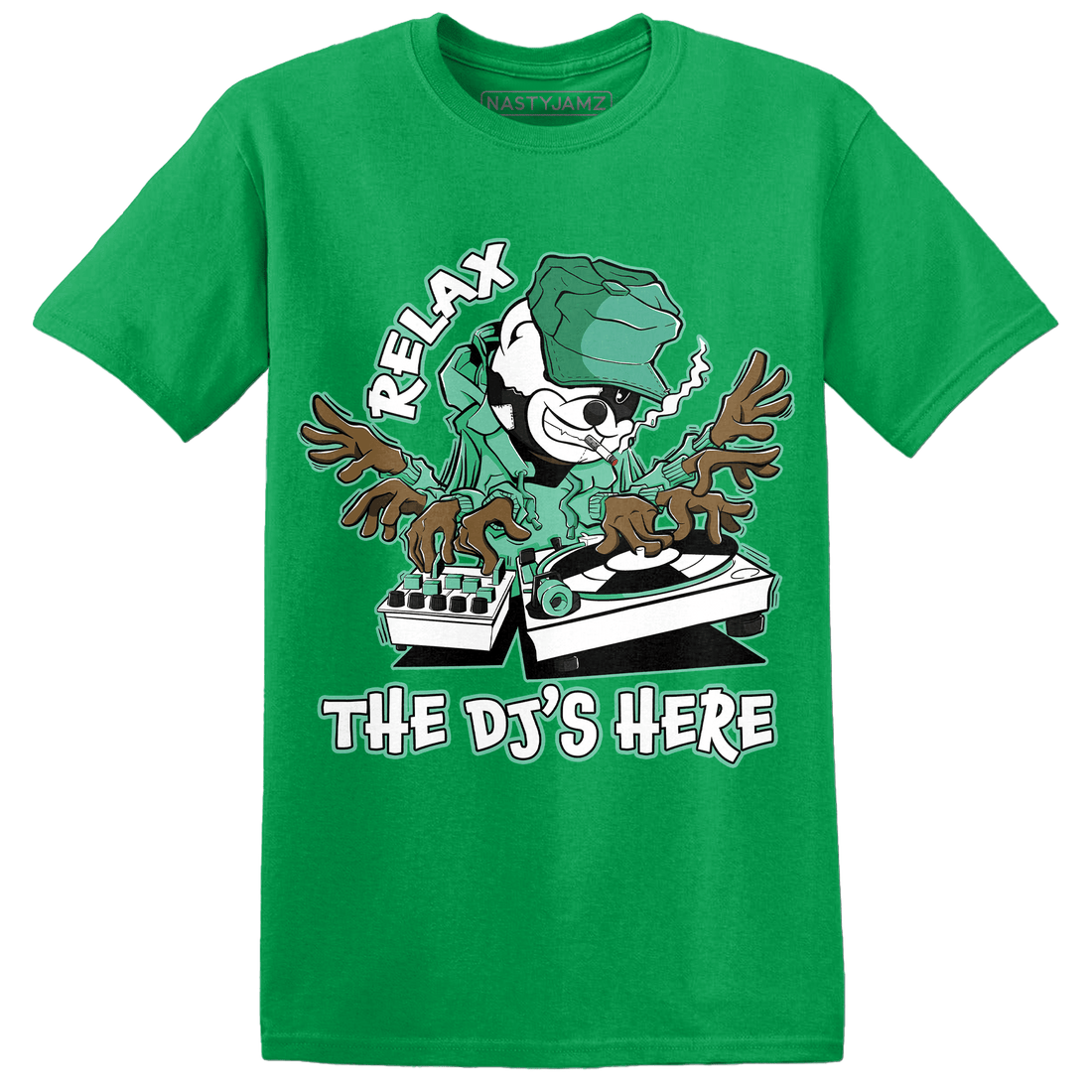 High OG Green Glow 1s T Shirt Match BER The DJ Here - NastyJamz