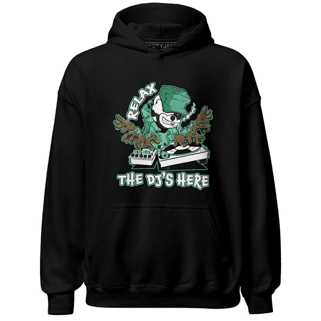 High OG Green Glow 1s Hoodie Match BER The DJ Here - NastyJamz