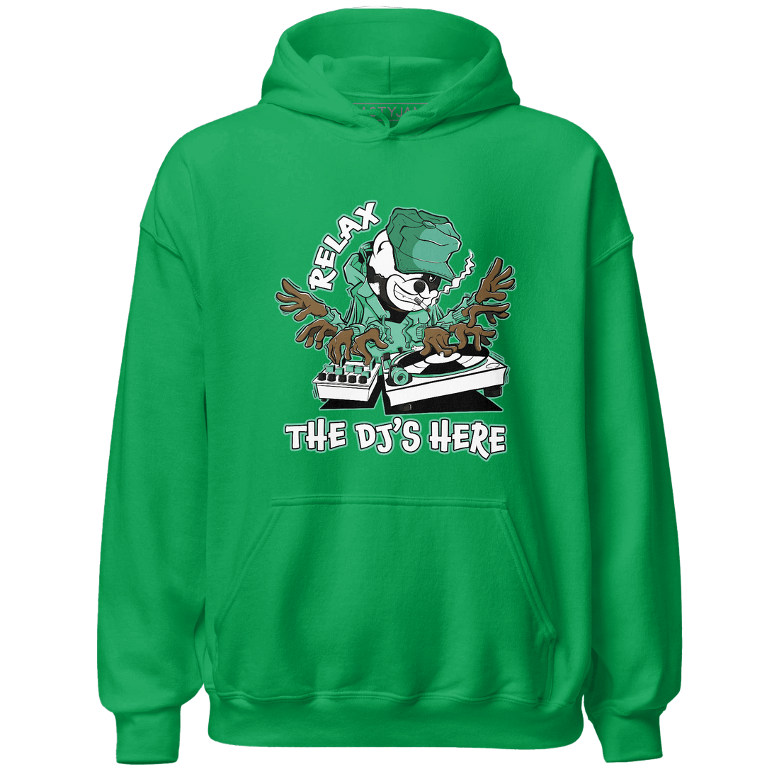High OG Green Glow 1s Hoodie Match BER The DJ Here - NastyJamz