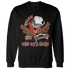 Georgia Peach 3s Sweatshirt Match BER The DJ Here - NastyJamz