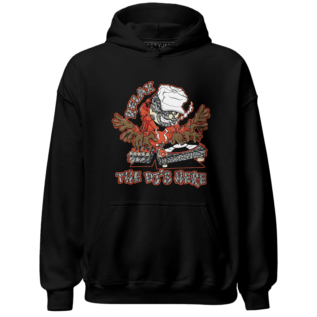 Georgia Peach 3s Hoodie Match BER The DJ Here - NastyJamz