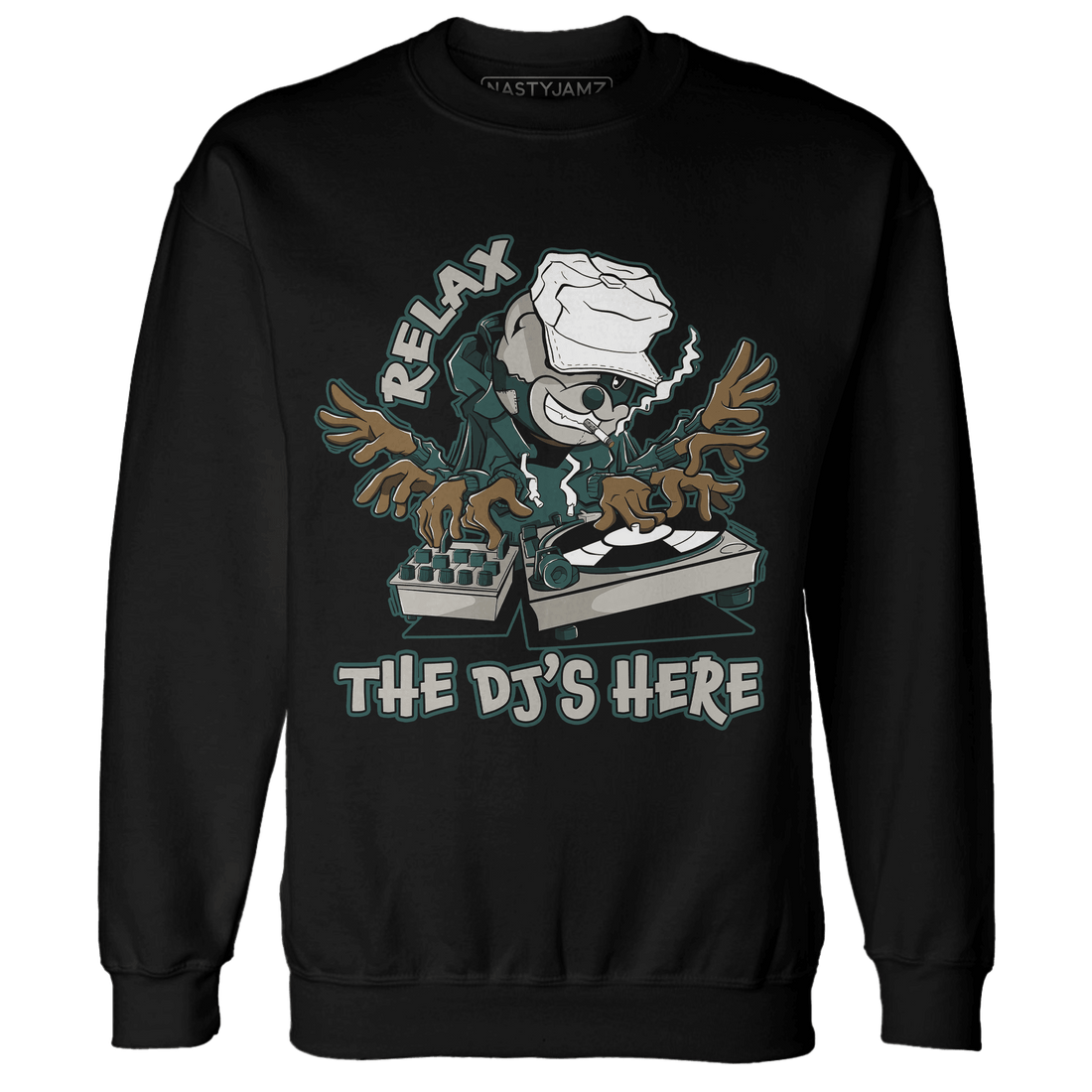 Oxidized Green 4s Sweatshirt Match BER The DJ Here - NastyJamz