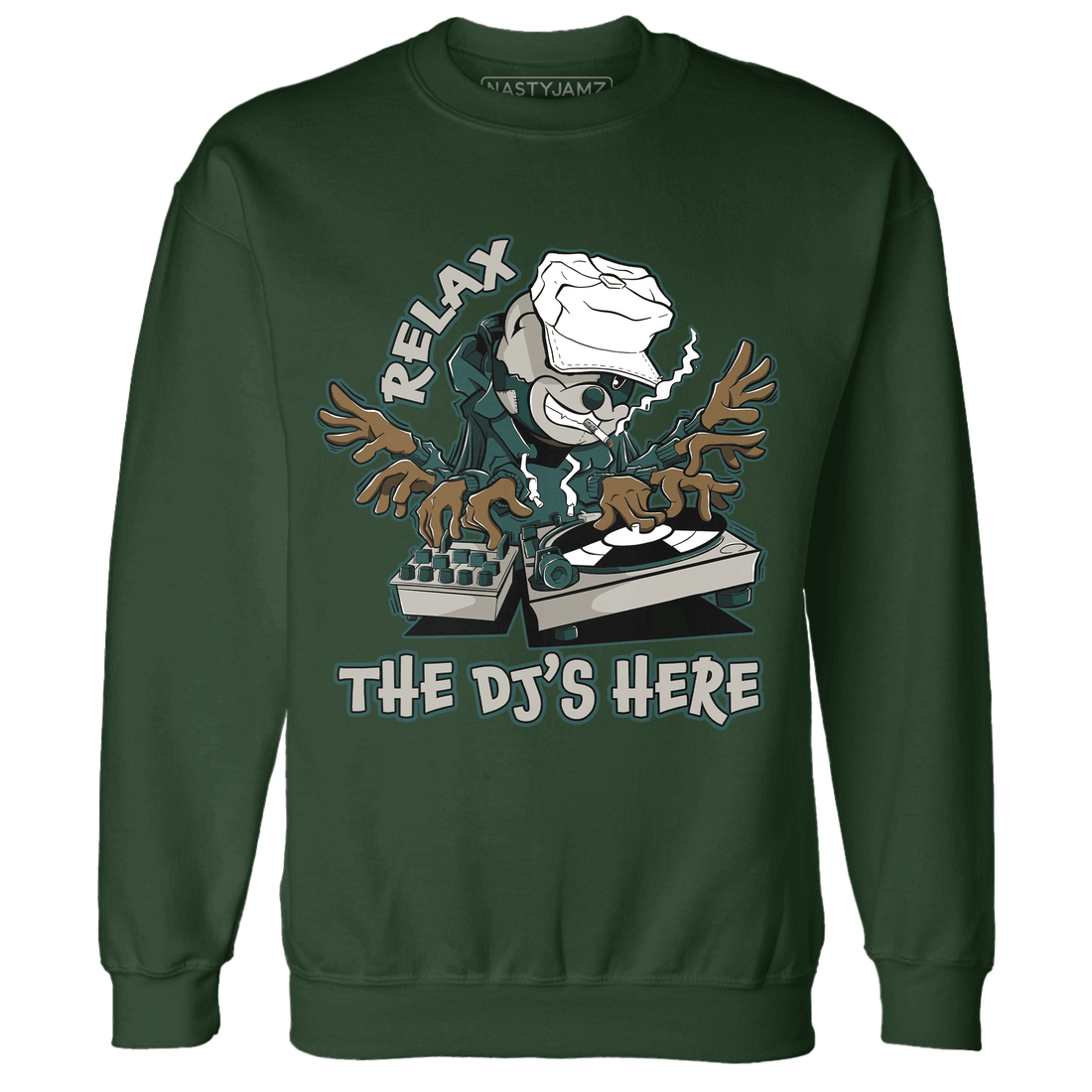 Oxidized Green 4s Sweatshirt Match BER The DJ Here - NastyJamz