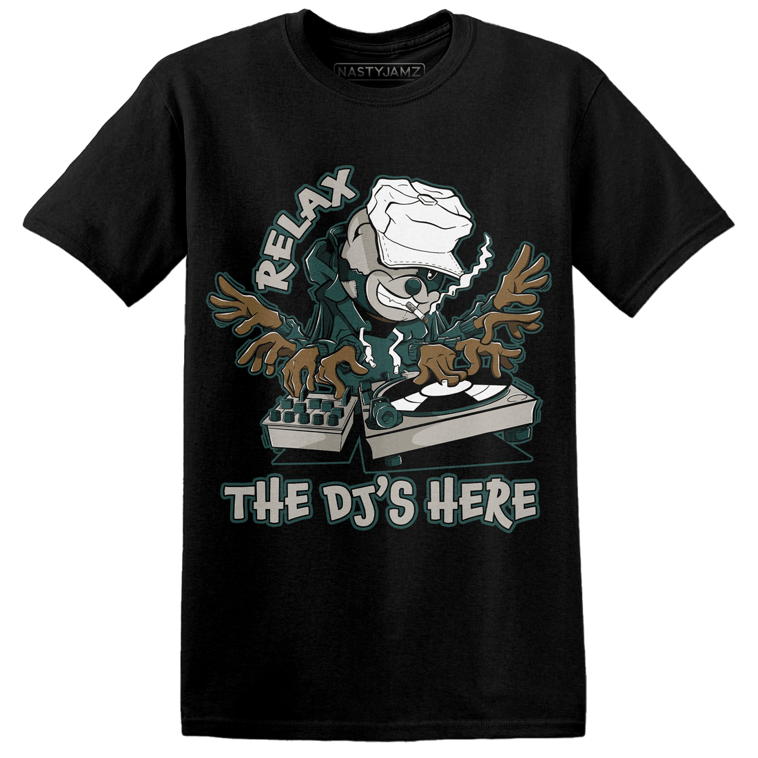 Oxidized Green 4s T Shirt Match BER The DJ Here - NastyJamz