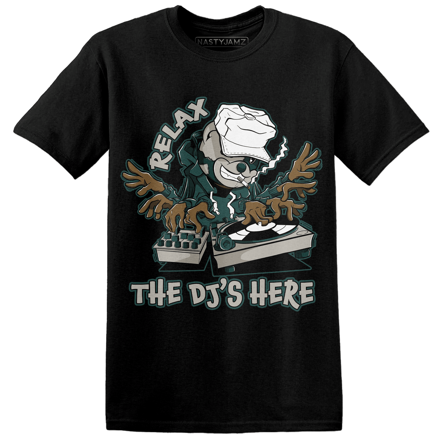 Oxidized Green 4s T Shirt Match BER The DJ Here - NastyJamz