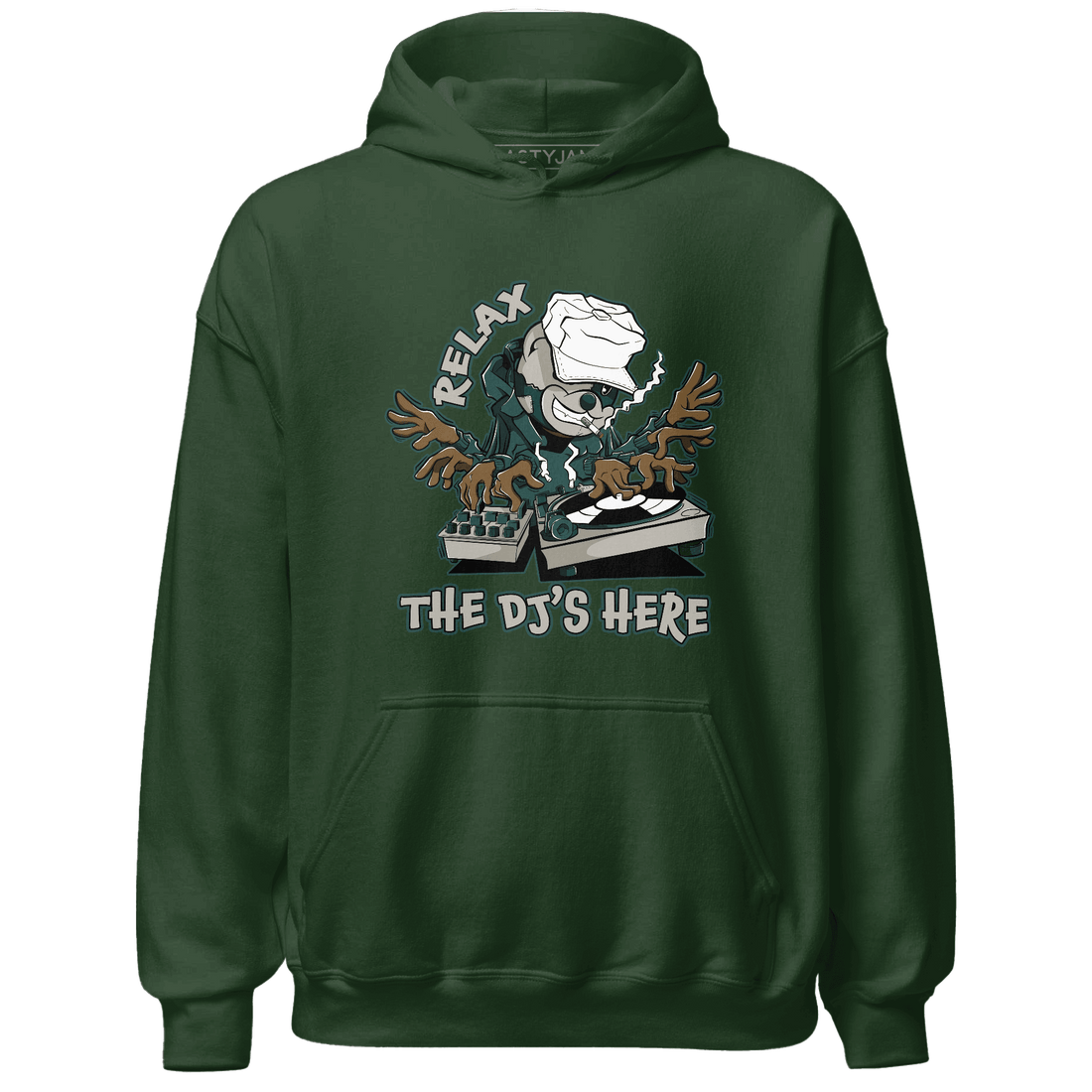 Oxidized Green 4s Hoodie Match BER The DJ Here - NastyJamz