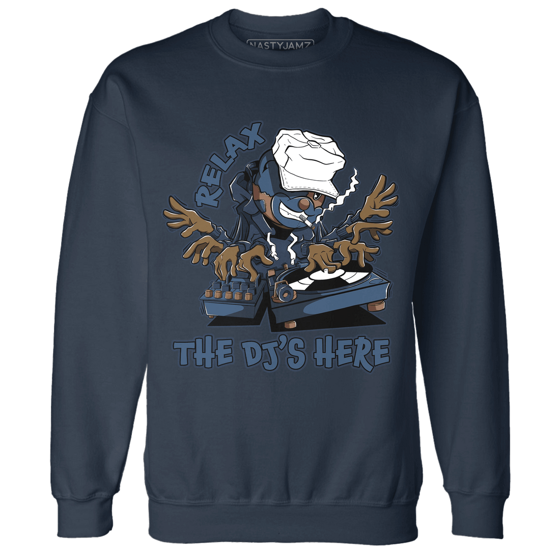 AM 1 86 Jackie Robinson Sweatshirt Match BER The DJ Here - NastyJamz