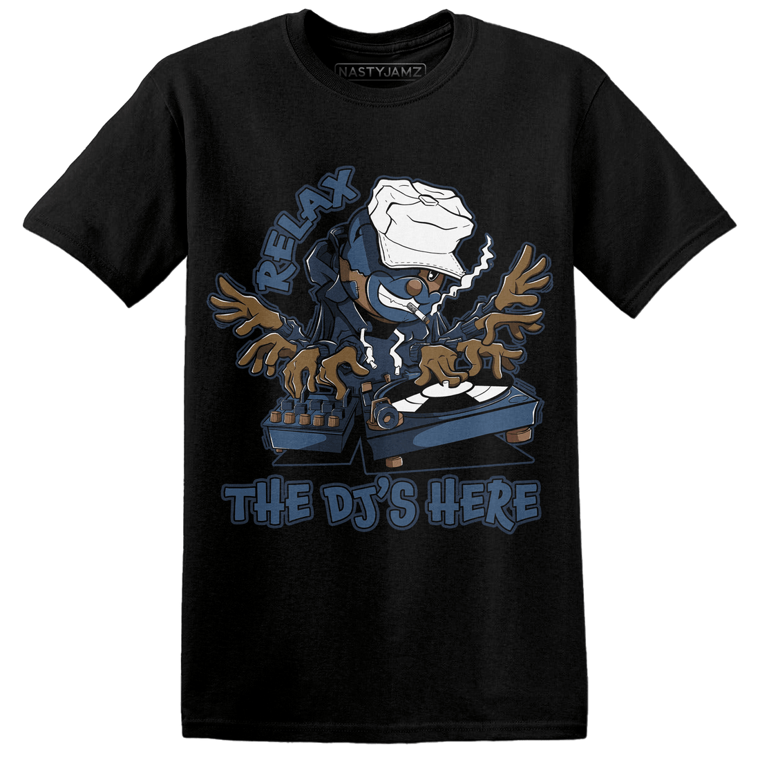 AM 1 86 Jackie Robinson T Shirt Match BER The DJ Here - NastyJamz