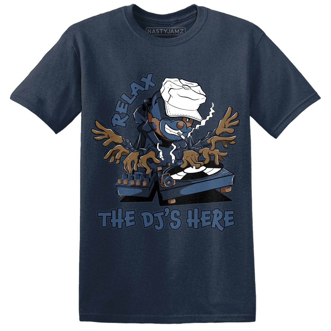 AM 1 86 Jackie Robinson T Shirt Match BER The DJ Here - NastyJamz