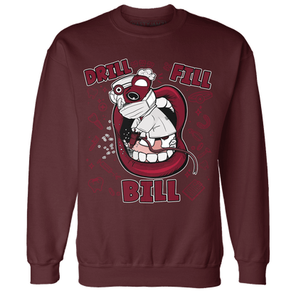 High White Team Red 1s Sweatshirt Match BER The Dentist - NastyJamz