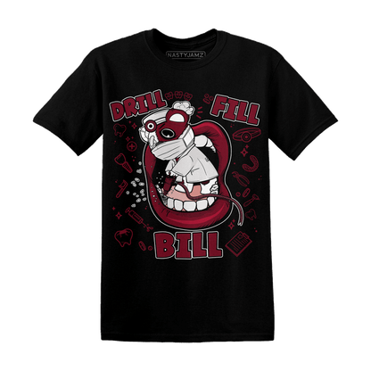 High White Team Red 1s T Shirt Match BER The Dentist - NastyJamz