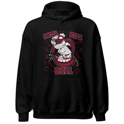 High White Team Red 1s Hoodie Match BER The Dentist - NastyJamz