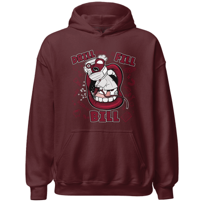 High White Team Red 1s Hoodie Match BER The Dentist - NastyJamz