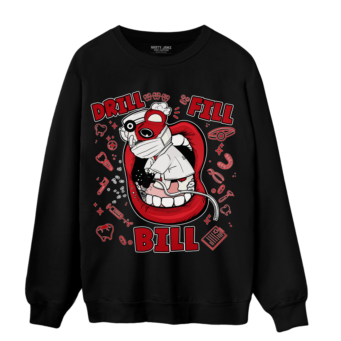 Low OG Trophy Room 1s Sweatshirt Match BER The Dentist - NastyJamz