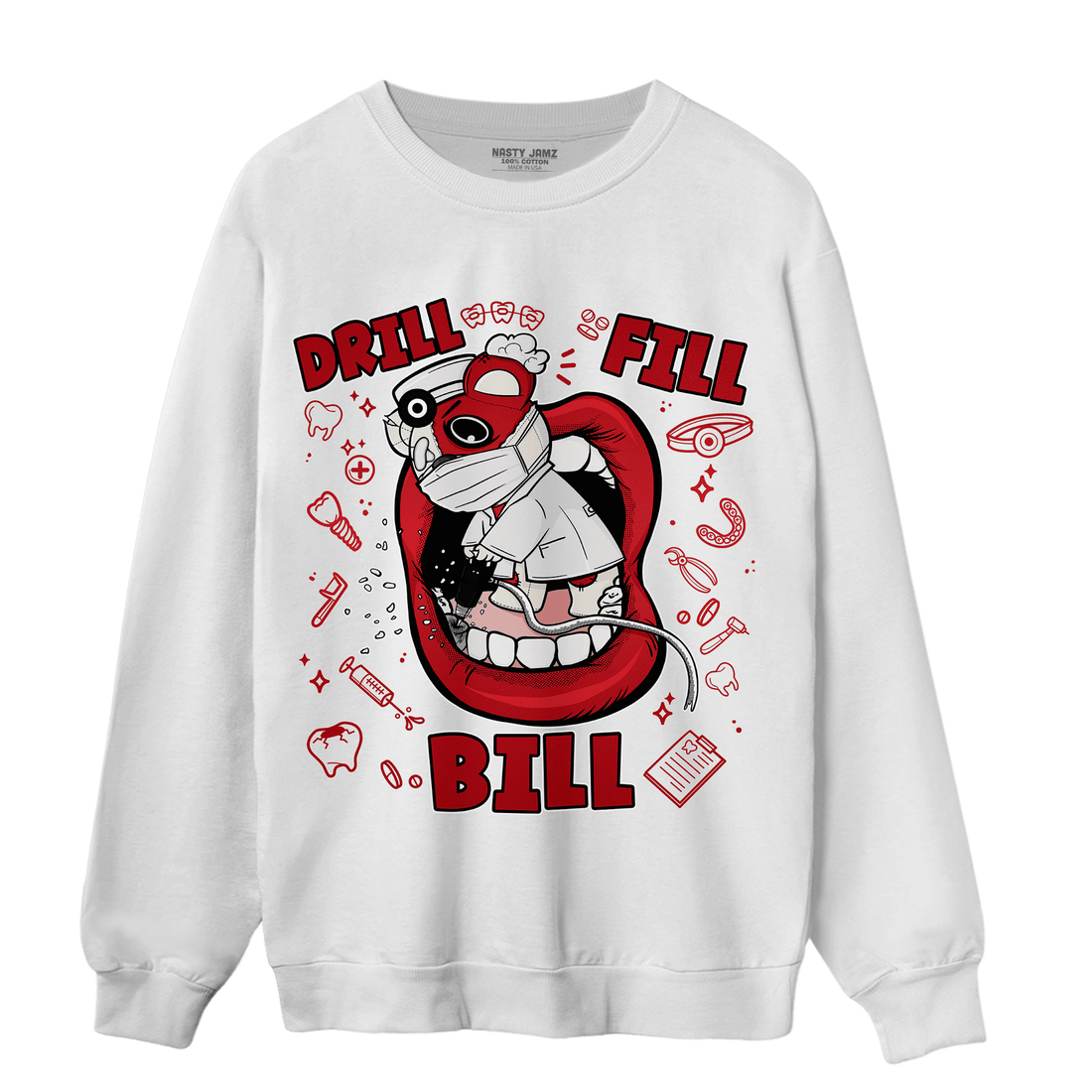 Low OG Trophy Room 1s Sweatshirt Match BER The Dentist - NastyJamz