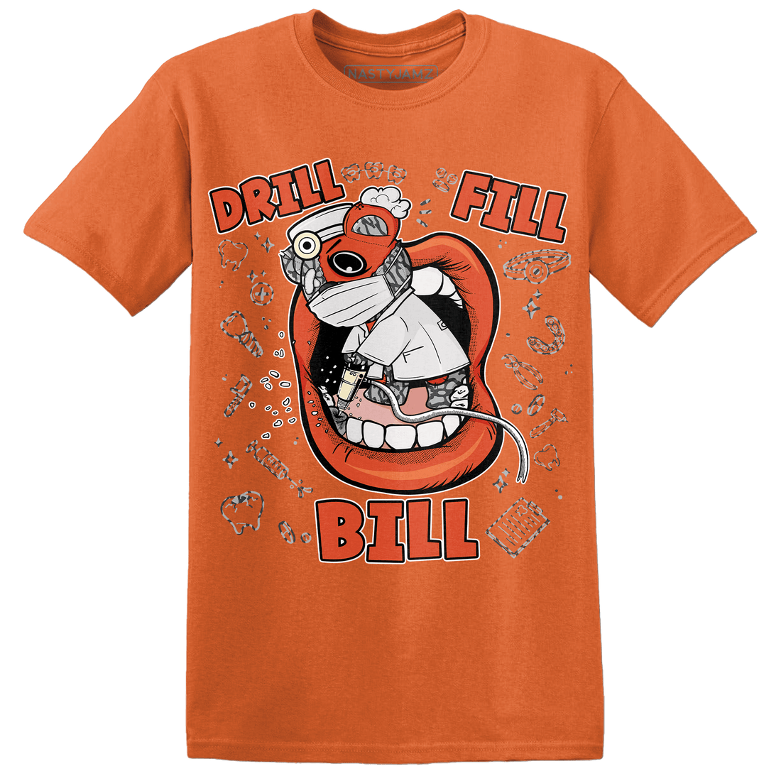 Georgia Peach 3s T Shirt Match BER The Dentist - NastyJamz