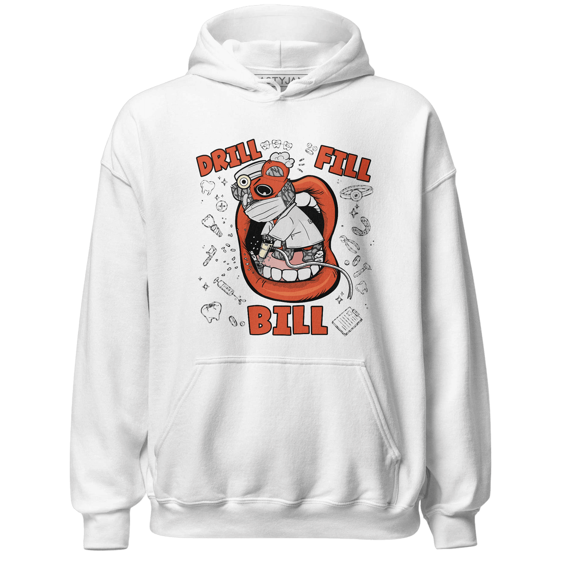 Georgia Peach 3s Hoodie Match BER The Dentist - NastyJamz