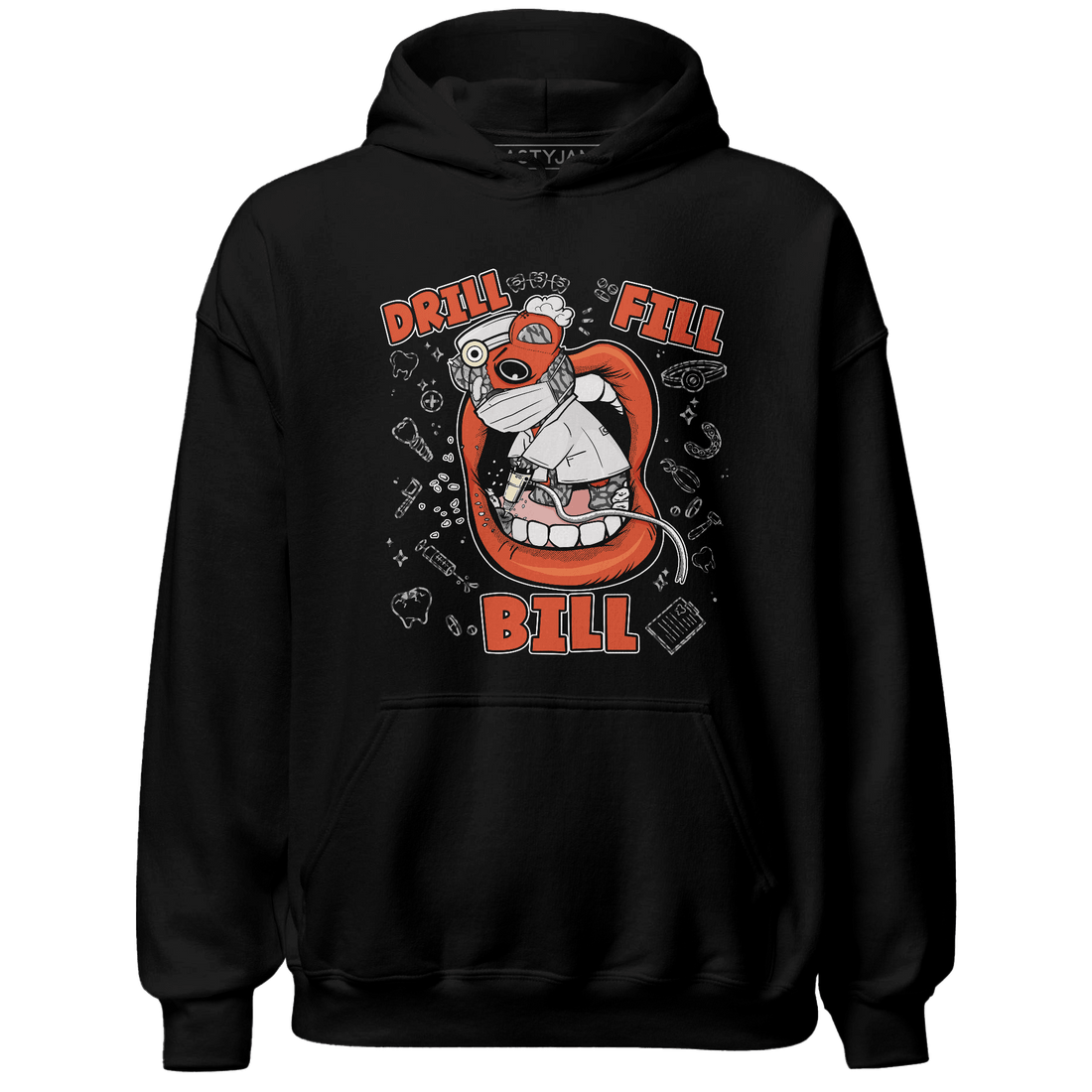 Georgia Peach 3s Hoodie Match BER The Dentist - NastyJamz
