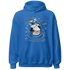 Industrial Blue 4s Hoodie Match BER The Dentist - NastyJamz