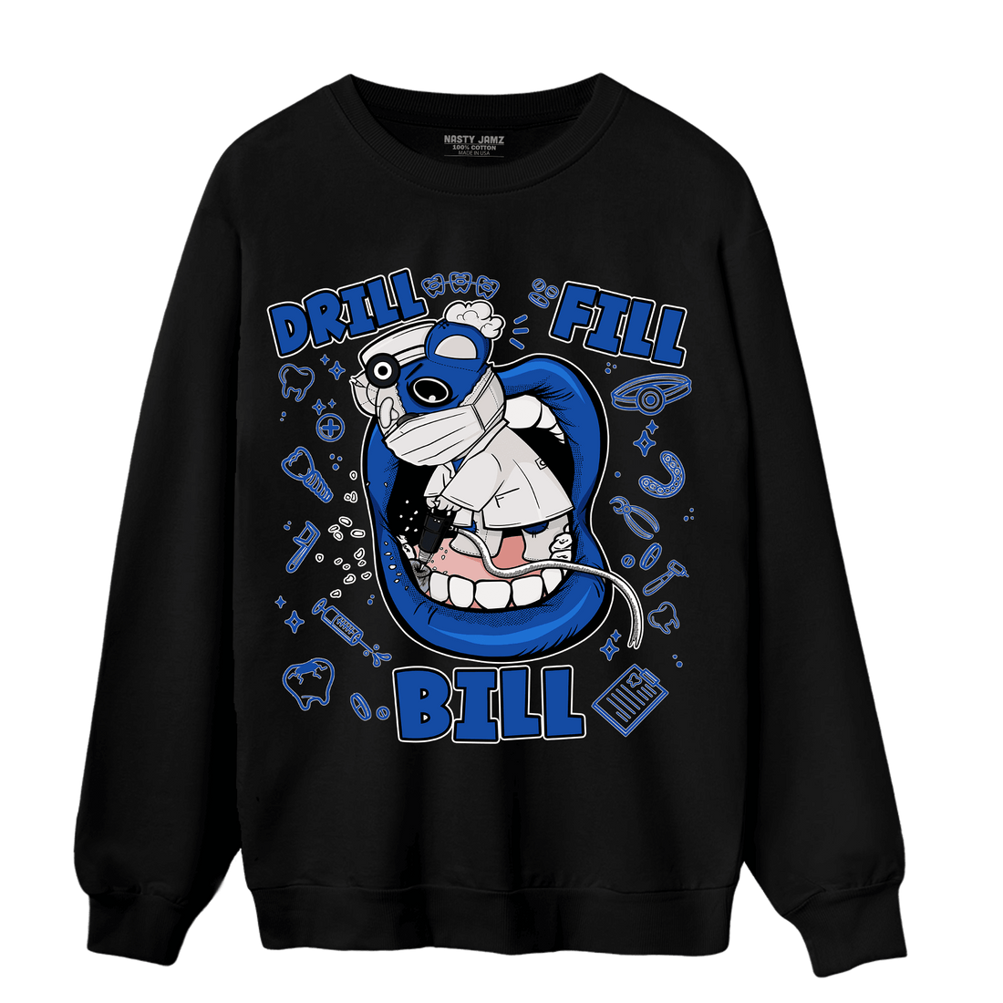 Air Max 1 86 Royal Sweatshirt Match BER The Dentist - NastyJamz