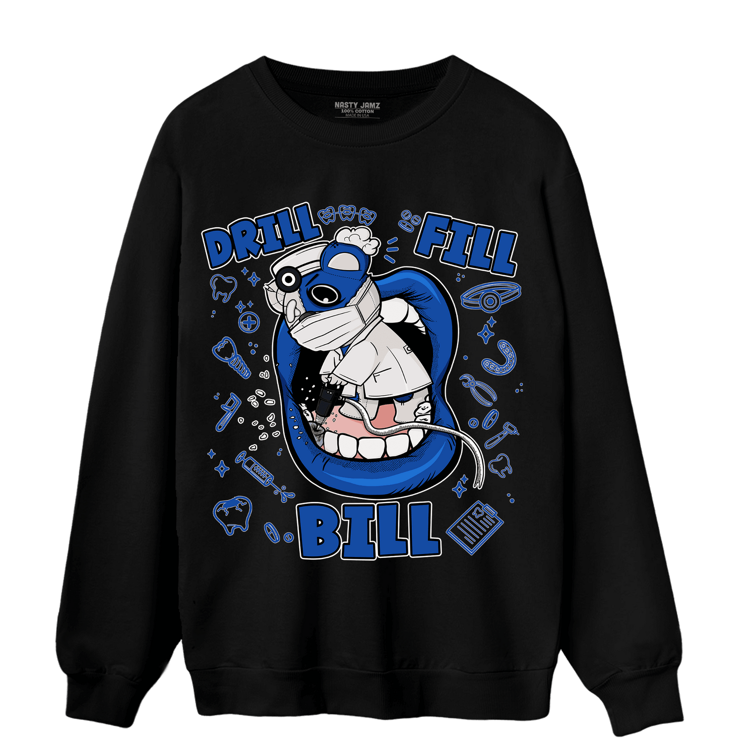 Air Max 1 86 Royal Sweatshirt Match BER The Dentist - NastyJamz