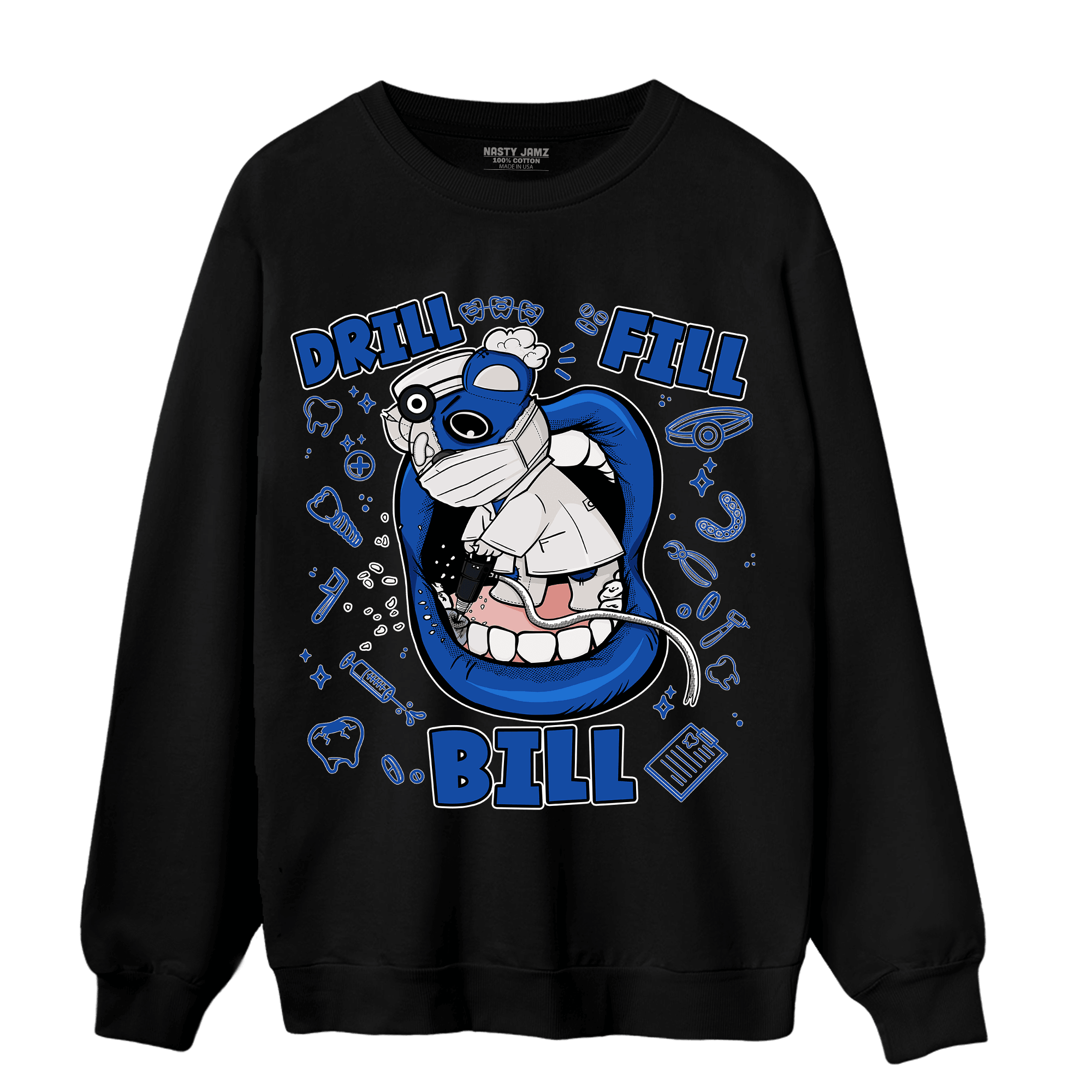 Air Max 1 86 Royal Sweatshirt Match BER The Dentist - NastyJamz