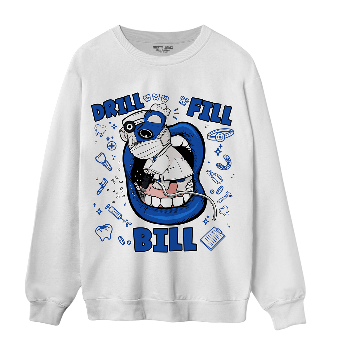 Air Max 1 86 Royal Sweatshirt Match BER The Dentist - NastyJamz